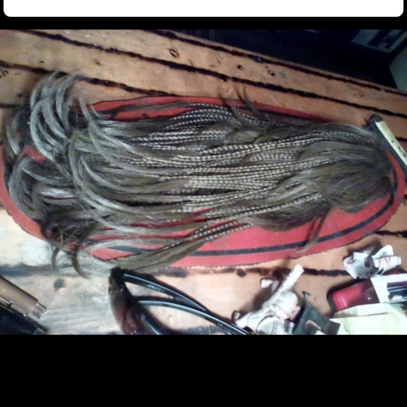 INH Brown Braided Claw Ponytail - Picture 5 of 5